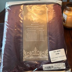 Royal Velvet rod pocket draperie panel. 54”x84”  4 packs. All New in package